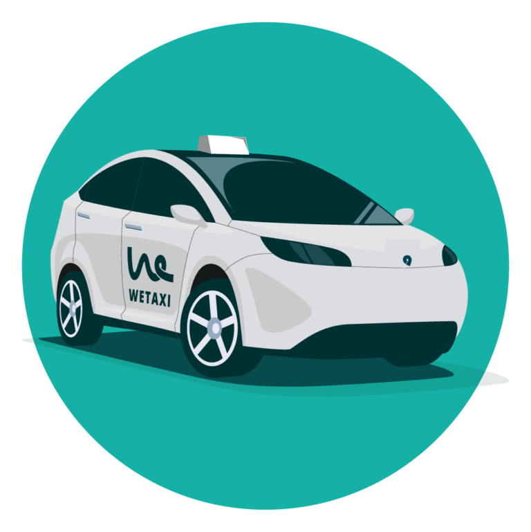 Illustrazione di un taxi